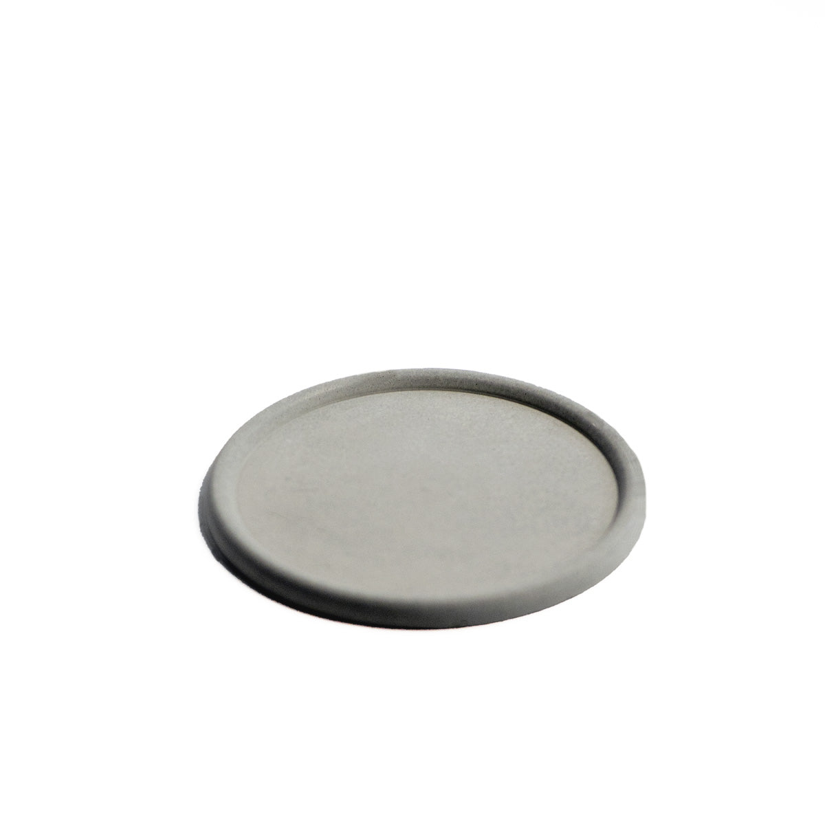 Concrete White Round Tray